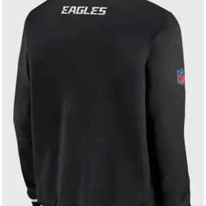 Nick Sirianni 2025 Eagles Sideline Bomber Jacket Back Look