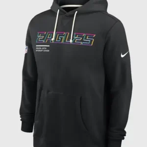 Nick Sirianni Philadelphia Eagles Crucial Catch Hoodie Front Look