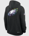 Nick Sirianni Philadelphia Eagles Crucial Catch Hoodie Back Look