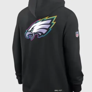 Nick Sirianni Philadelphia Eagles Crucial Catch Hoodie Back Look