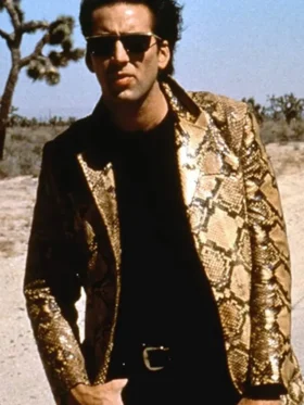 Nicolas Cage Wild At Heart Snakeskin Jacket Front Look