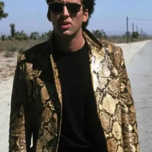 Nicolas Cage Wild At Heart Snakeskin Jacket Front Look