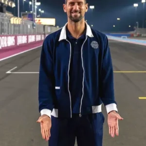 Novak Djokovic F1 Qatar Grand Prix 2025 Bomber Jacket