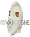 Ny Knicks Pinstripe Bomber Satin Jacket left van