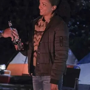 Nyla Harper The Rookie Black Puffer Jacket