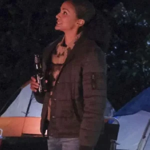 Nyla Harper The Rookie Black Puffer Jacket