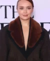 Olivia Cooke The Girlfriend Gala Screening Brown Blazer Front Look