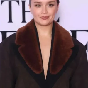 Olivia Cooke The Girlfriend Gala Screening Brown Blazer Front Look