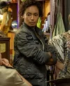 Olivia Swann NCIS Sydney S03 Grey Bomber Jacket Front Look
