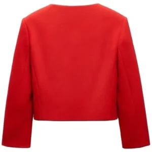 Owning Manhattan Chloe Tucker Caine Red Jacket Back look