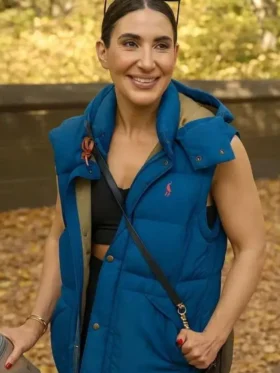 Owning Manhattan S02 Chloe Tucker Caine Puffer Vest Front Look