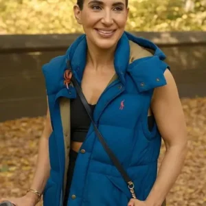 Owning Manhattan S02 Chloe Tucker Caine Puffer Vest Front Look