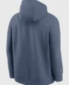 Patriots Storm Blue Hoodie Back Look
