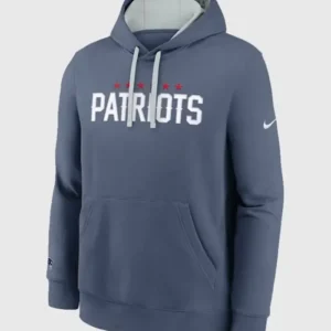 Patriots Storm Blue Hoodie Front Look