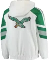 Philadelphia White Eagles Hooded Jacket Back Look