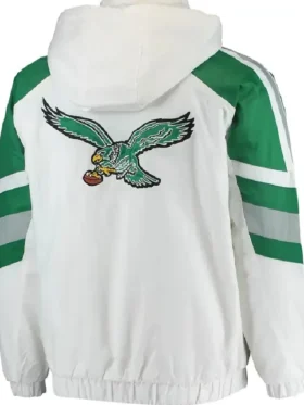 Philadelphia White Eagles Hooded Jacket Back Look