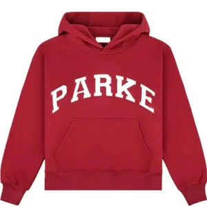 Pullover Parke Hoodie Red Color