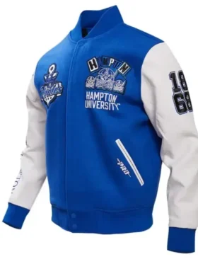 Royal Hampton Pirates Homecoming Blue Varsity Jacket