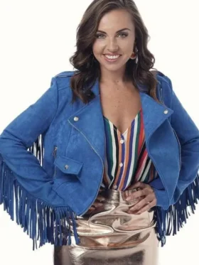 Ruby Allen EastEnders Fringe Leather Jacket