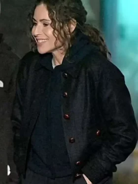 Run Away Minnie Driver Black Jacket Front Look