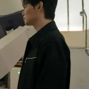 Ryu Kyung Soo Our Unwritten Seoul Black Jacket Back Look