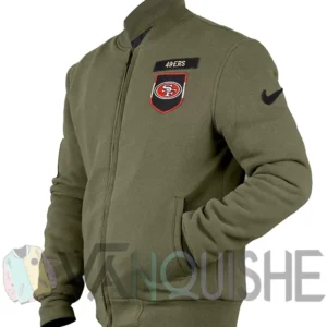 San Francisco 49ers 2025 Salute to Service Bomber Jacket
