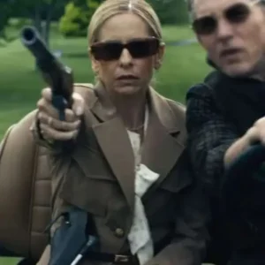 Sarah Michelle Gellar Ready or Not 2 Here I Come Brown Blazer Front Look