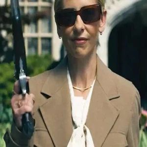 Sarah Michelle Gellar Ready or Not 2 Here I Come Brown Blazer Front Look