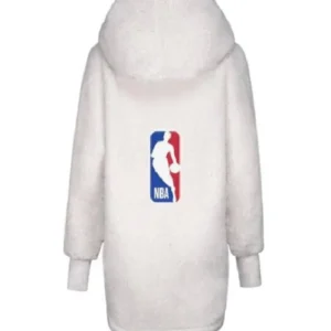 Sherpa Lounger Jacket White Color Back Look