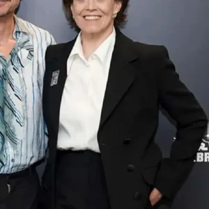 Sigourney Weaver The Mandalorian and Grogu Black Blazer