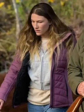 Sofia Hublitz Hunting Season Purple Jacket