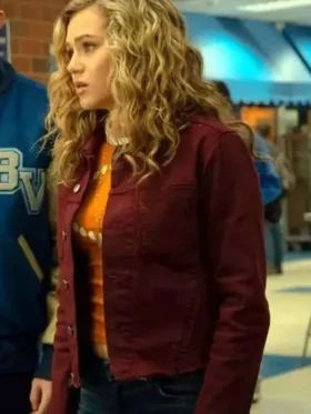 Stargirl Brec Bassinger Maroon Jacket