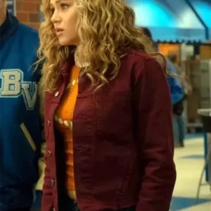 Stargirl Brec Bassinger Maroon Jacket
