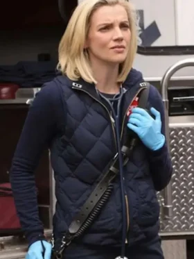 Sylvie Brett Chicago Fire S12 Blue Vest
