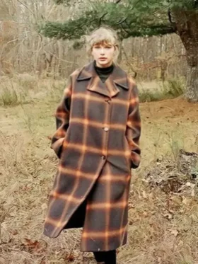 Taylor Swift Evermore Coat Front Look