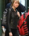 Taylor Swift Stylish Black Leather Jacket
