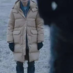 Thandiwe Newton God’s Country Puffer Coat Front look