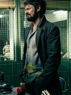 The Boys Billy Butcher Trench Coat Front Look