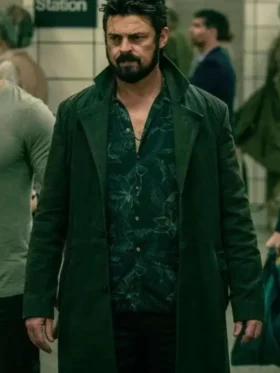 The Boys Billy Butcher Trench Coat Front Look