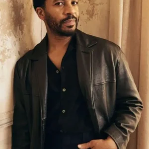 The Dutchman André Holland Black Leather Jacket