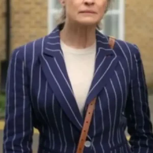 The Girlfriend Robin Wright Striped Blazer