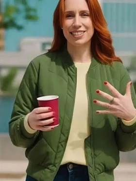 The In­fi­nite Ex­plor­er with Han­nah Fry Green Bomber Jacket