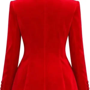 The Kelly Clarkson Show Kelly Clarkson Red Blazer Back Look