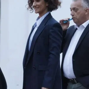 The Night Manager S02 Indira Varma Blue Blazer Front Look