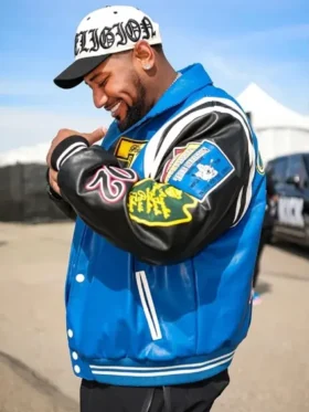 The Rolling Loud Derrick Milano Jacket Front Look