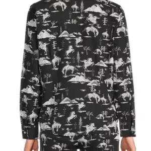 The Voice S28 Reba McEntire Cowboy Print Shirt Back