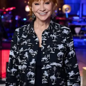 The Voice S28 Reba McEntire Cowboy Print Shirt