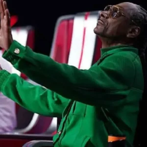The Voice S28 Snoop Dogg Green Jacket Front Look
