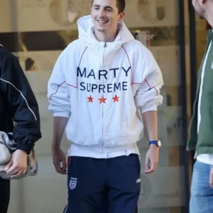 Timothée Chalamet Marty Supreme England Jacket