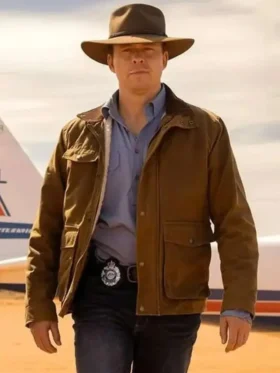 Todd Lasance NCIS Sydney Brown Cotton Jacket